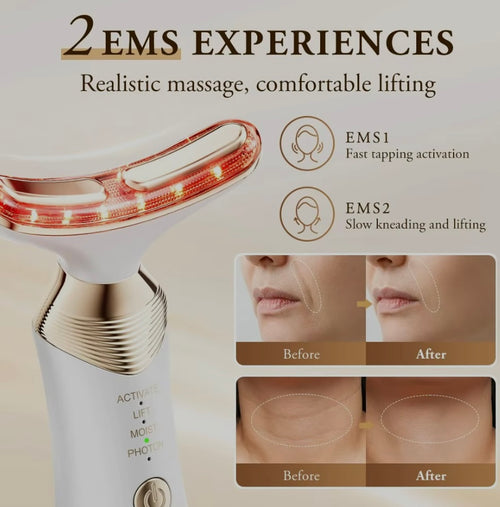 Appareil de beauté EMS – Soin du cou et lifting anti-rides