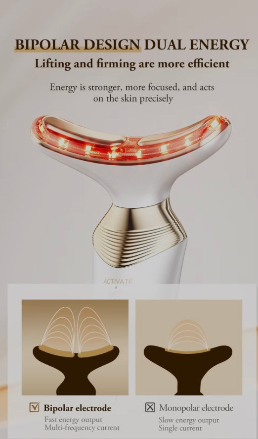 Appareil de beauté EMS – Soin du cou et lifting anti-rides