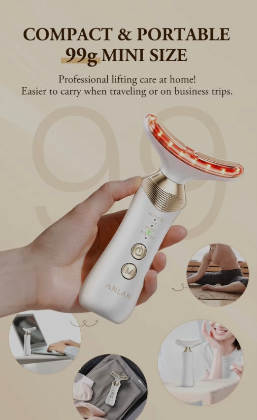 Appareil de beauté EMS – Soin du cou et lifting anti-rides