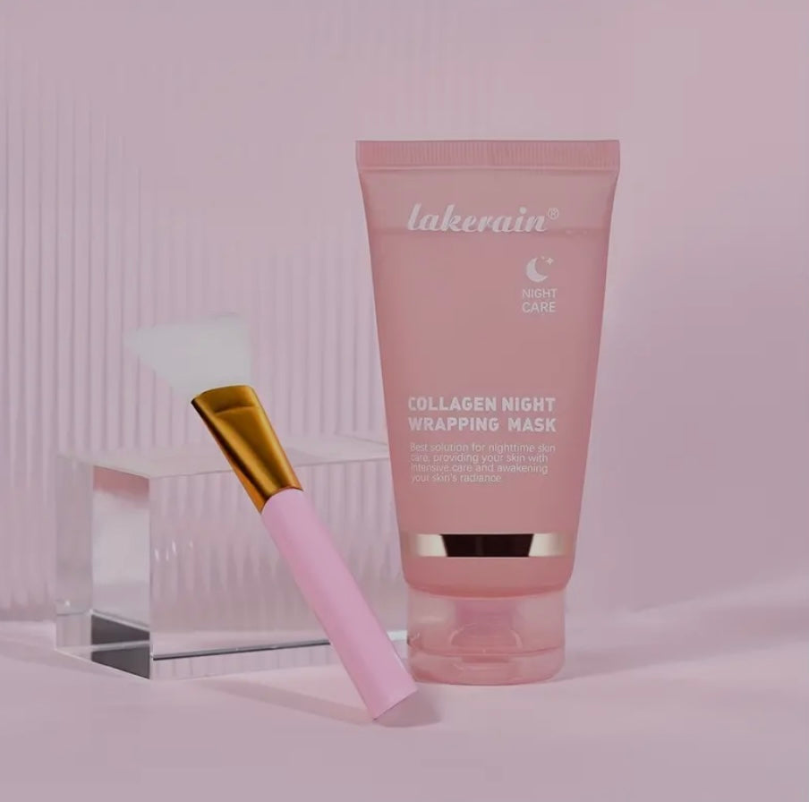 Masque de Nuit Collagène Hydrolysé – Effet Liftant & Éclat Immédiat | Anti-Rides, Pores Resserrés & Peau Lumineuse