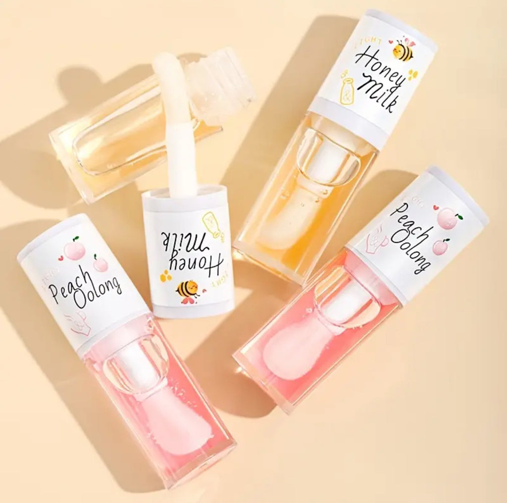 Gloss lèvres coréen – Hydratant, couleur intense avec pinceau