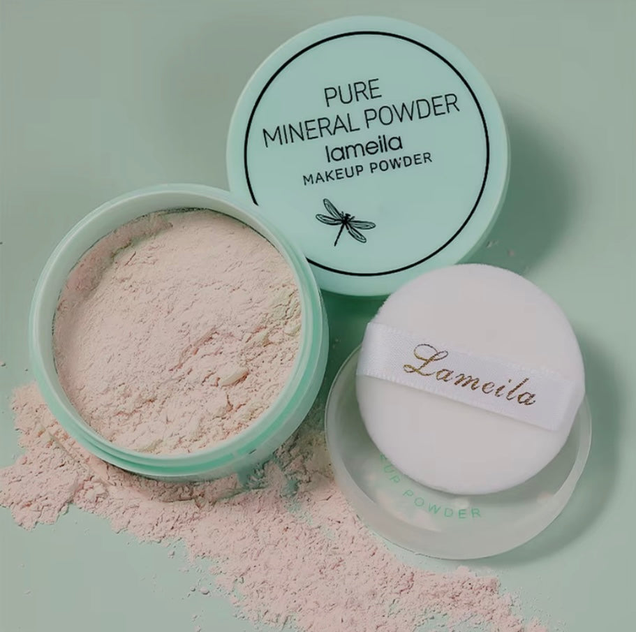 Poudre libre visage – 3 teintes, anti-huile, waterproof