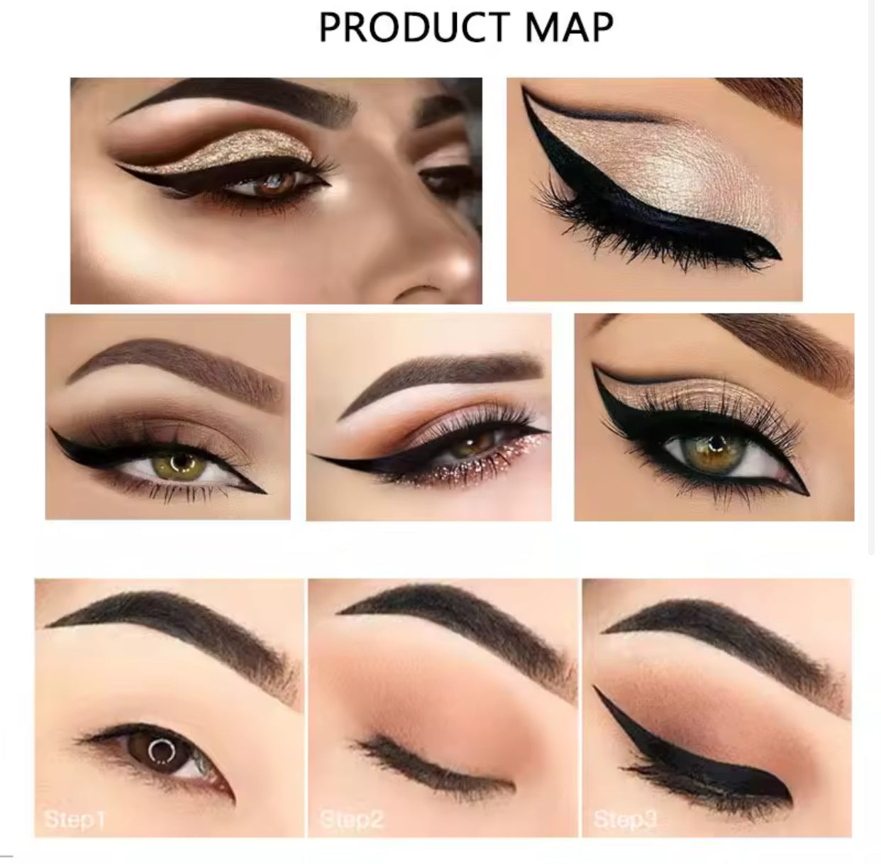 Eyeliner Liquide Noir Femme – Longue Tenue, Résistant à l’Eau, Maquillage Précis